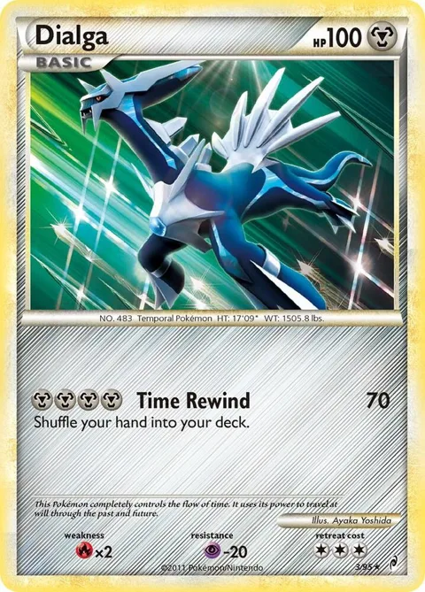 Dialga #3/95 Reverse Holofoil Pokémon card from Call of Legends