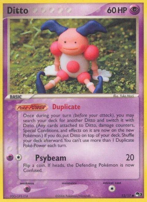 Ditto #012/017 Pokémon card from POP Series 3