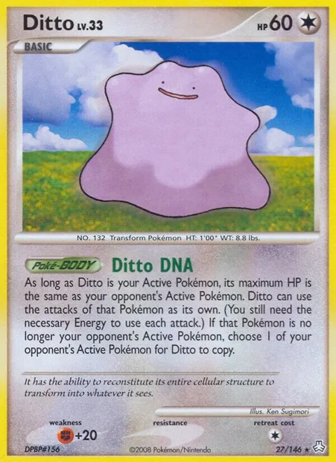Ditto #27/146 Pokémon card from Legends Awakened