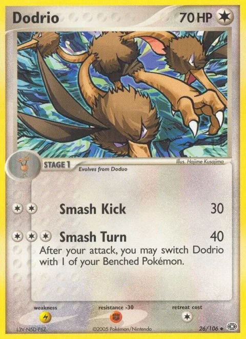 Dodrio #26/106 Pokémon card from EX Emerald