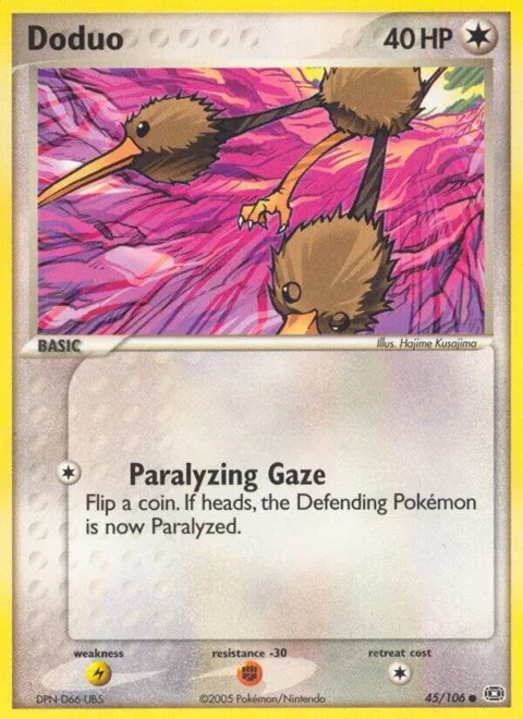 Doduo #45/106 Pokémon card from EX Emerald