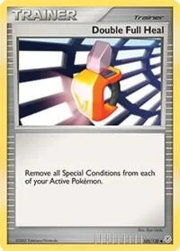Double Full Heal #105/130 Reverse Holofoil Pokémon card from Diamond and Pearl