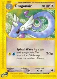 Dragonair #075/165 Pokémon card from Expedition