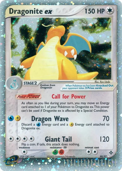 Dragonite ex #90/97 Holofoil Pokémon card from EX Dragon