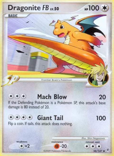 Dragonite FB #56 Reverse Holofoil Pokémon card from Supreme Victors
