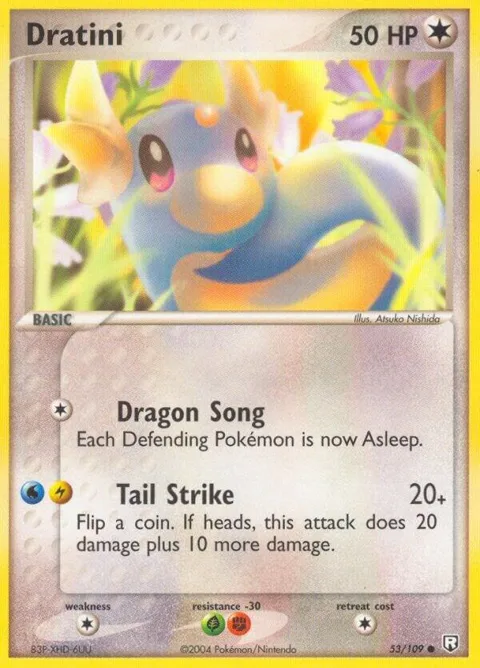 Dratini - 053/109 #53/109 Reverse Holofoil Pokémon card from EX Team Rocket Returns