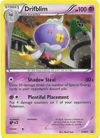 Drifblim #BW64 Holofoil Pokémon card from Black and White Promos