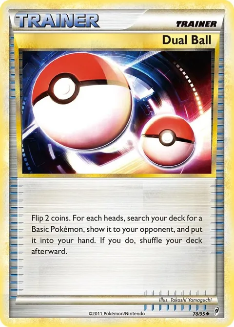 Dual Ball #78/95 Reverse Holofoil Pokémon card from Call of Legends