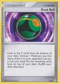 Dusk Ball #9/12 Pokémon card from DP Trainer Kit: Manaphy & Lucario