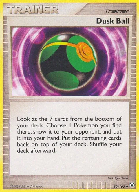 Dusk Ball #80/100 Pokémon card from Majestic Dawn