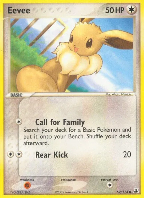 Eevee - 069/113 #69/113 Pokémon card from EX Delta Species