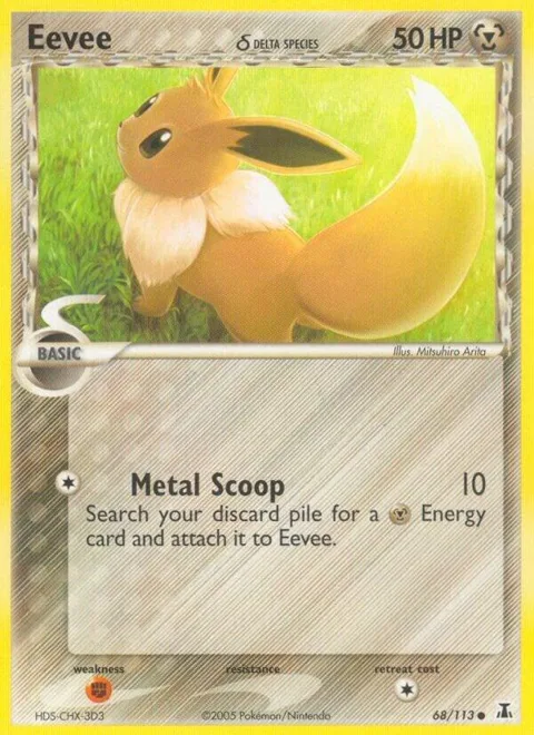 Eevee - 068/113 #68/113 Pokémon card from EX Delta Species