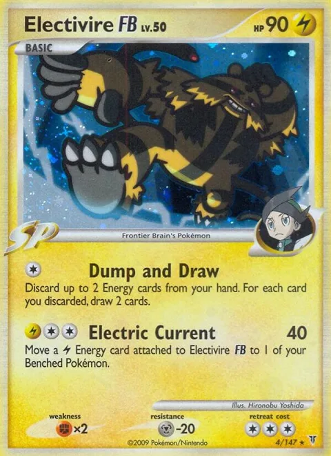 Electivire FB #4 Reverse Holofoil Pokémon card from Supreme Victors