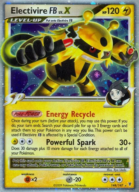 Electivire FB Lv.X #144 Holofoil Pokémon card from Supreme Victors
