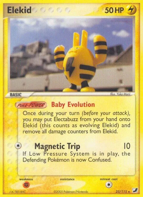 Elekid #23/115 Pokémon card from EX Unseen Forces