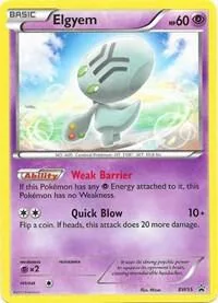 Elgyem #BW55 Pokémon card from Black and White Promos