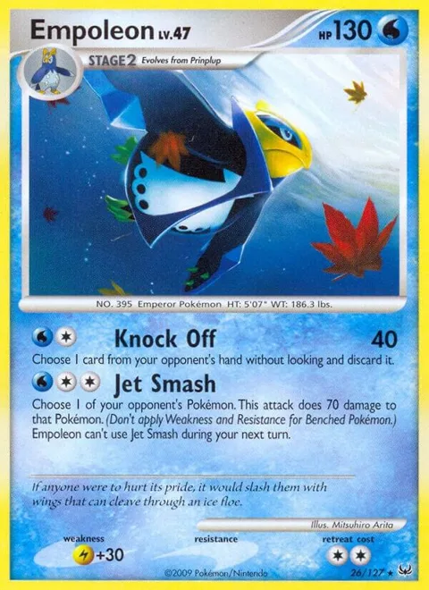 Empoleon #26/127 Pokémon card from Platinum