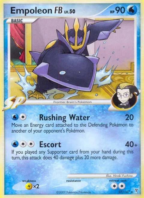 Empoleon FB #27 Reverse Holofoil Pokémon card from Supreme Victors