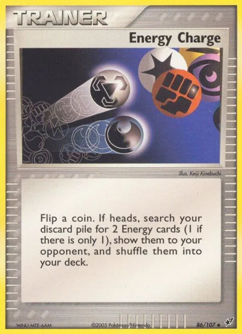 Energy Charge #86/107 Pokémon card from EX Deoxys