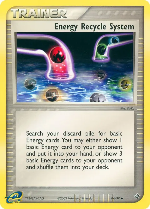 Energy Recycle System #84/97 Reverse Holofoil Pokémon card from EX Dragon