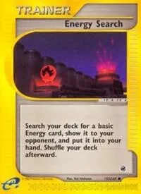 Energy Search #153/165 Reverse Holofoil Pokémon card from Expedition