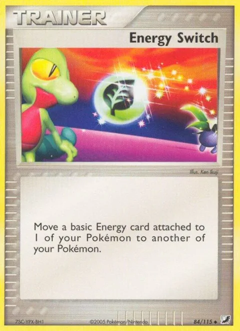 Energy Switch #84/115 Pokémon card from EX Unseen Forces