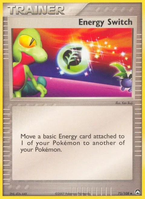 Energy Switch #75/108 Pokémon card from EX Power Keepers