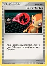 Energy Switch #107/130 Reverse Holofoil Pokémon card from Diamond and Pearl