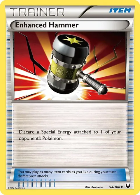 Enhanced Hammer #94/108 Pokémon card from Dark Explorers