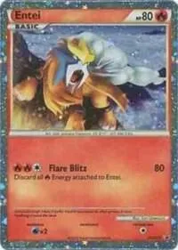 Entei #HGSS20 Holofoil Pokémon card from HGSS Promos