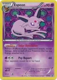 Espeon #BW92 Holofoil Pokémon card from Black and White Promos