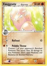 Exeggcute Delta Species #65/110 Reverse Holofoil Pokémon card from EX Holon Phantoms
