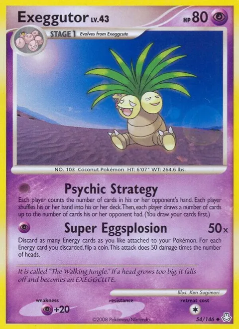 Exeggutor #54/146 Pokémon card from Legends Awakened