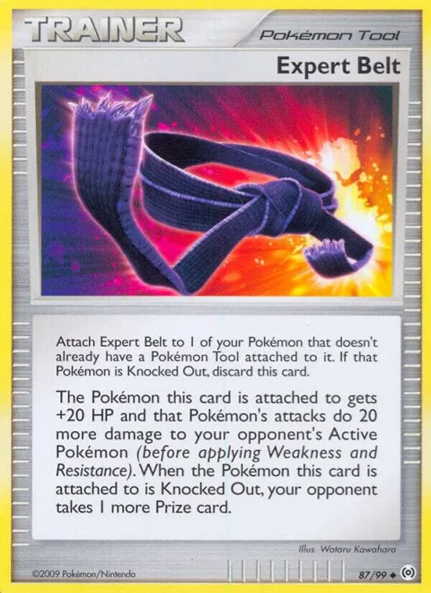 Expert Belt #87/99 Reverse Holofoil Pokémon card from Arceus