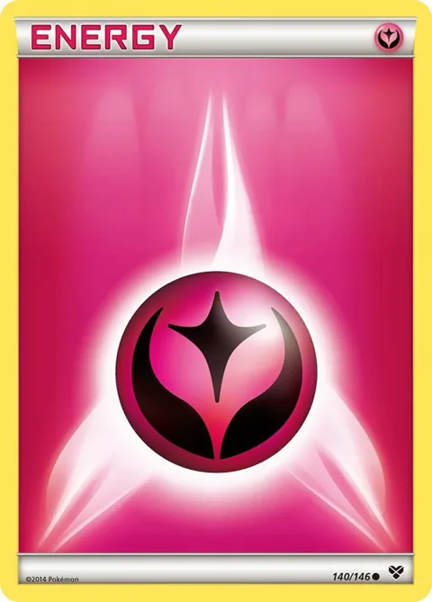 Fairy Energy #140/146 Pokémon card from XY Base Set