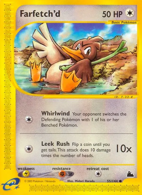 Farfetch'd #055/144 Pokémon card from Skyridge