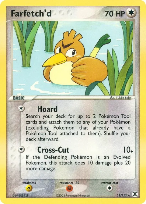 Farfetch'd #23/112 Pokémon card from EX FireRed & LeafGreen