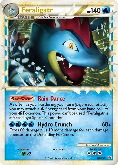 Feraligatr Prime #HGSS07 Holofoil Pokémon card from HGSS Promos