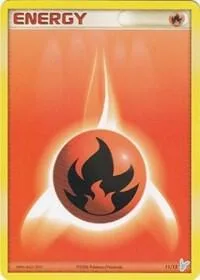 Fire Energy #11/12 Pokémon card from EX Trainer Kit 2: Plusle & Minun