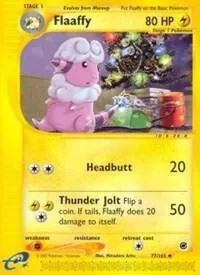 Flaaffy #077/165 Pokémon card from Expedition
