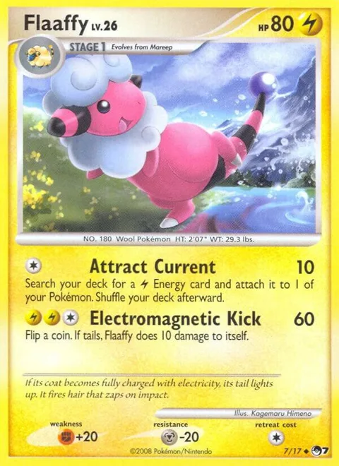 Flaaffy #007/017 Pokémon card from POP Series 7