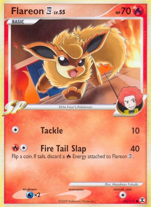 Flareon E4 #60/111 Pokémon card from Rising Rivals