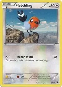 Fletchling #31/39 Pokémon card from Kalos Starter Set