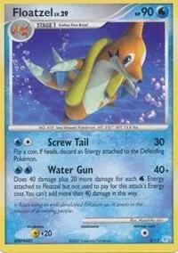 Floatzel #2/12 Pokémon card from DP Trainer Kit: Manaphy & Lucario