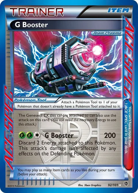 G Booster Team Plasma #92/101 Holofoil Pokémon card from Plasma Blast