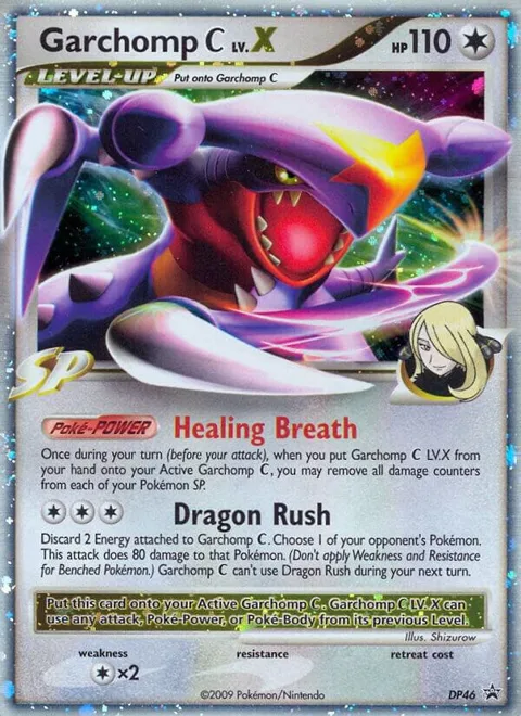 Garchomp C LV.X #DP46 Holofoil Pokémon card from Diamond and Pearl Promos