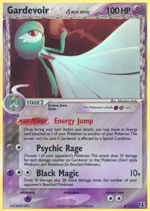 Gardevoir Delta Species #6/113 Reverse Holofoil Pokémon card from EX Delta Species