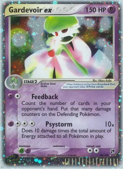 Gardevoir ex #96/100 Holofoil Pokémon card from EX Sandstorm