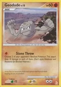 Geodude #1/11 Pokémon card from DP Trainer Kit: Manaphy & Lucario
