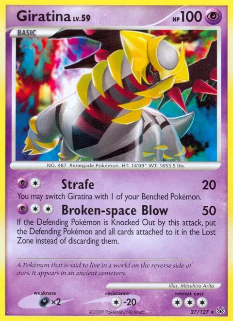Giratina 27 #27/127 Pokémon card from Platinum